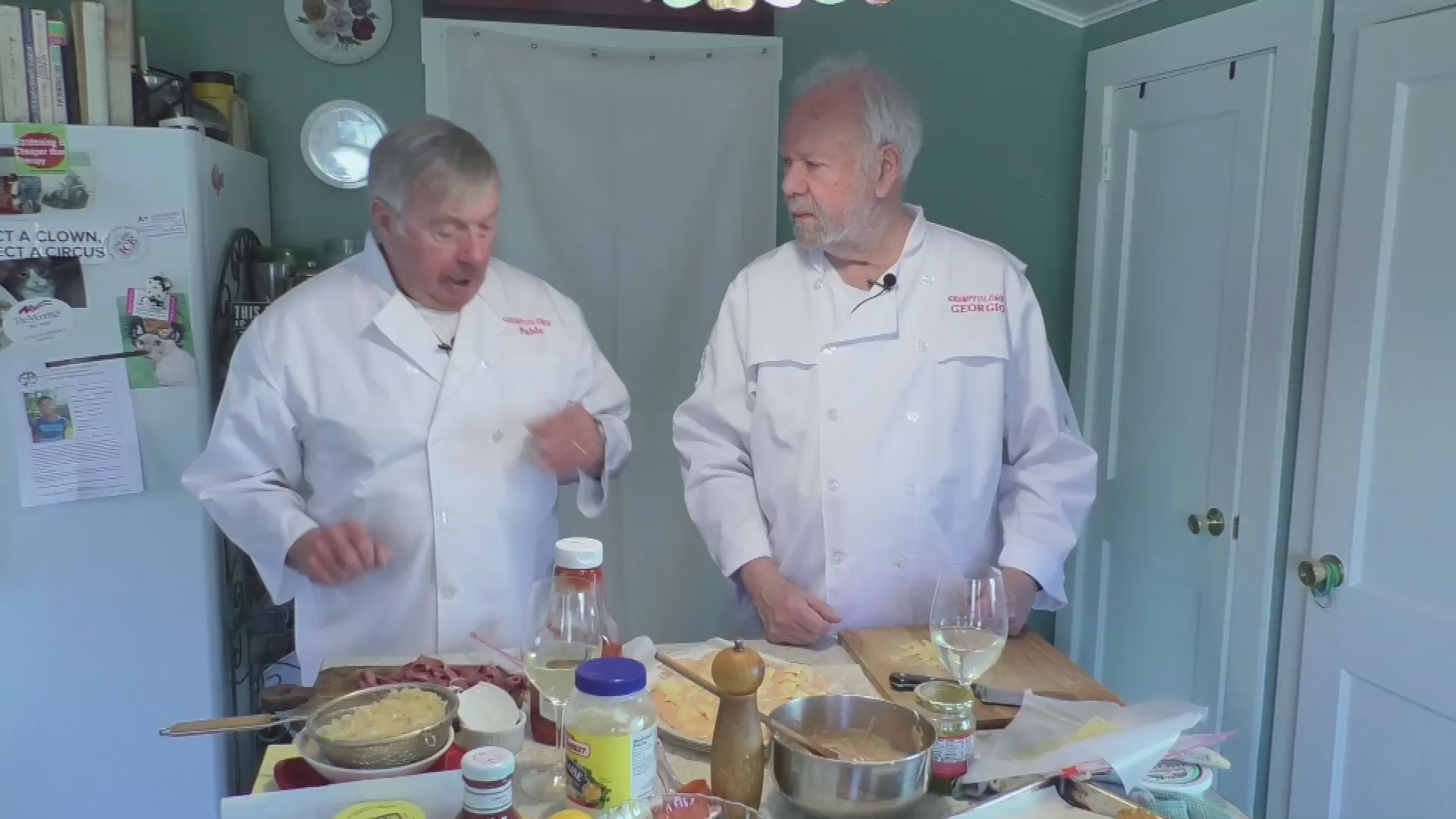 Grumpy Old Men Cooking: Reuben Pizza and Other Appetizers