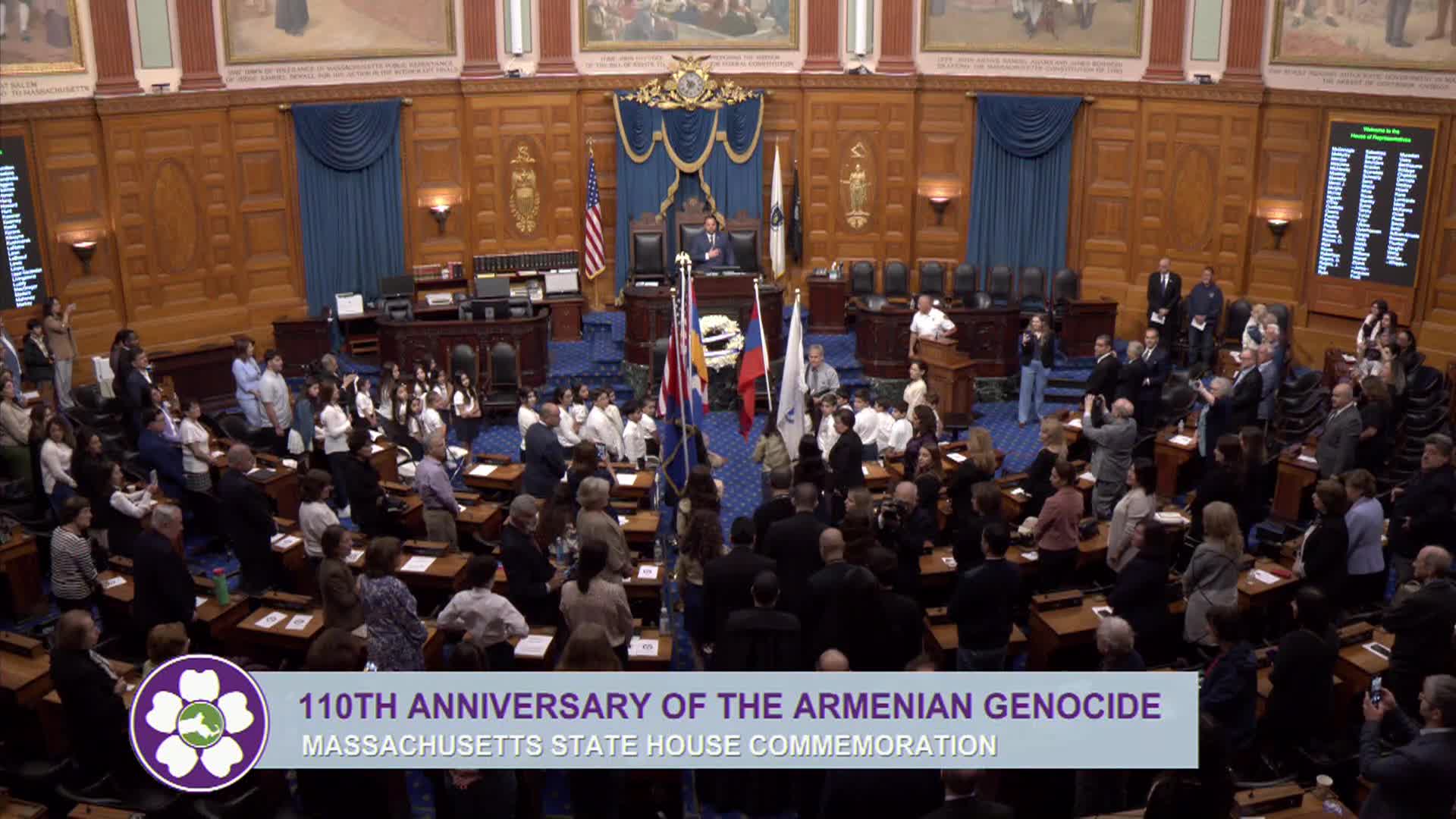 MA State House Armenian Genocide 110th Anniversary Ceremony - April 25, 2025