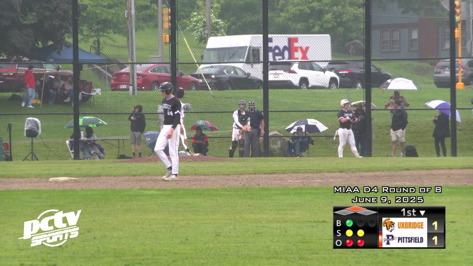 High School Baseball - MIAA D4 Tournament Round of 8: (9) Uxbridge vs. (1) PHS - 6/9/25