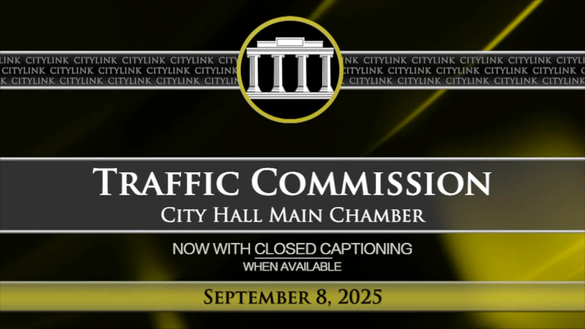 Pittsfield Traffic Commission - September 8, 2025