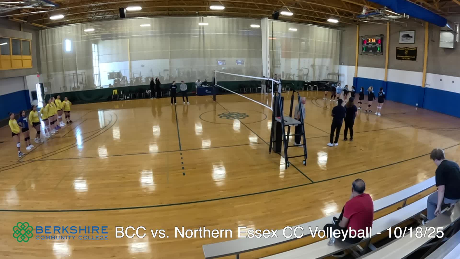NJCAA Volleyball - BCC vs. Northern Essex Community College - 10/18/25