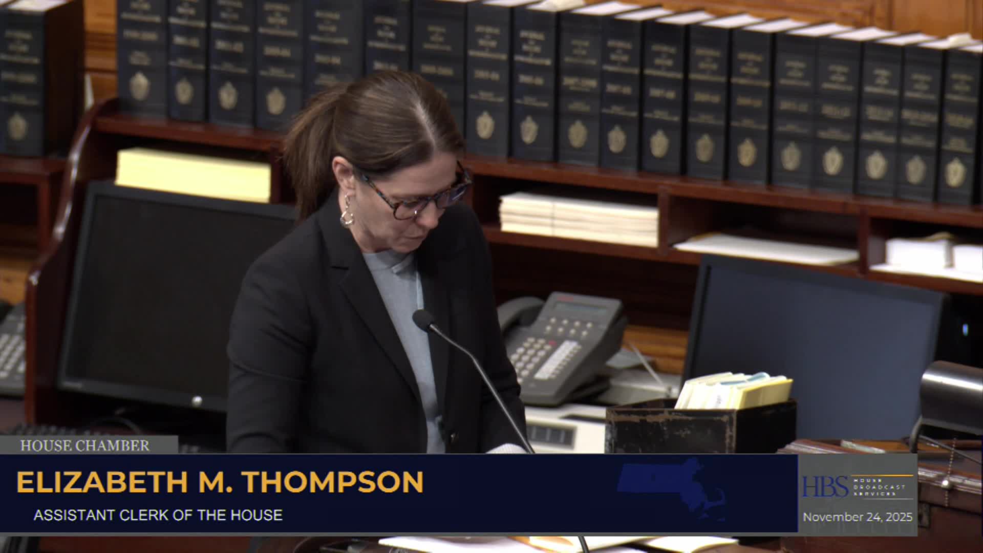 Thumbnail image for MA House of Representatives Informal Session - November 24, 2025