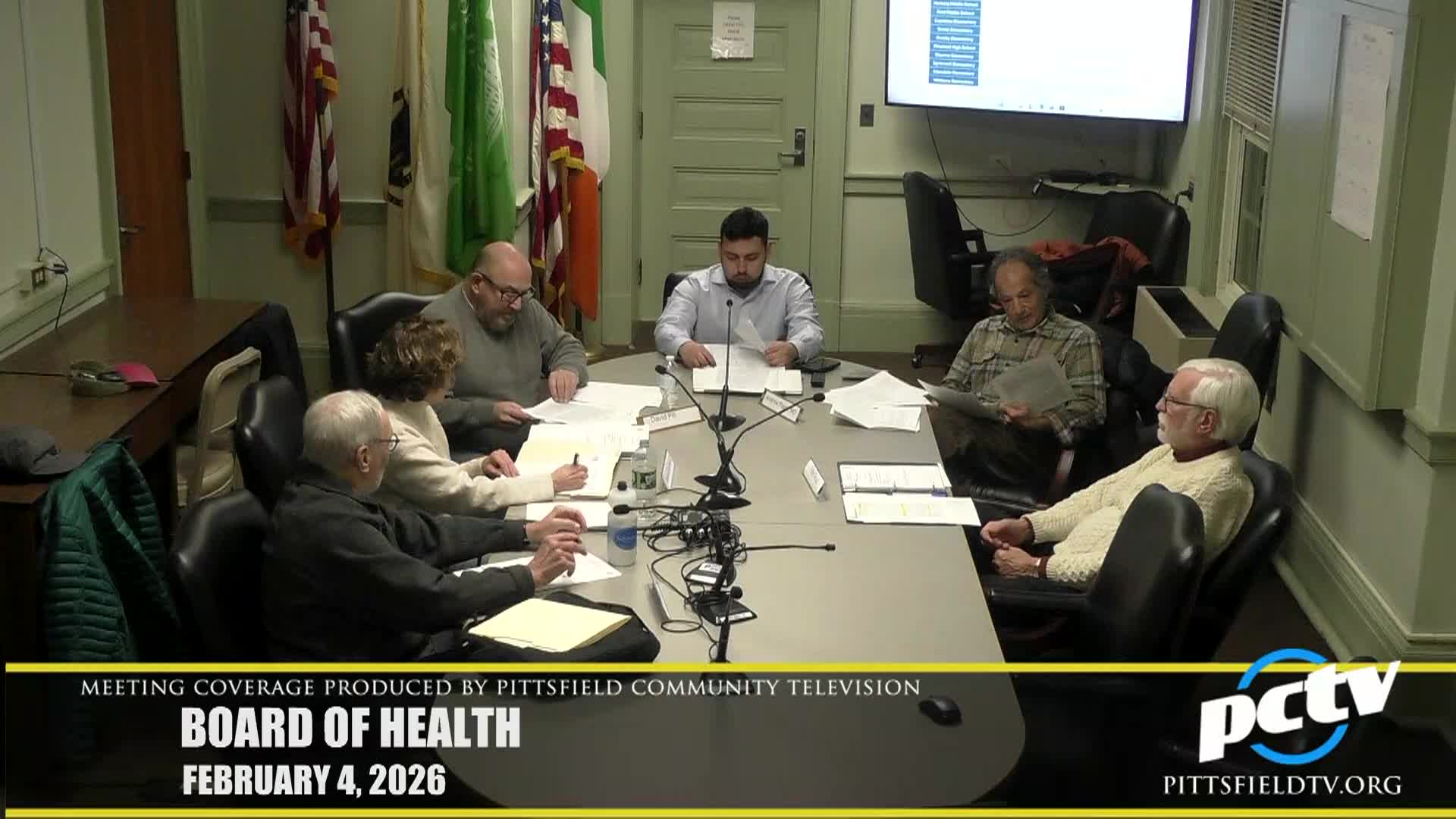 Thumbnail image for Pittsfield Board of Health - February 4, 2026
