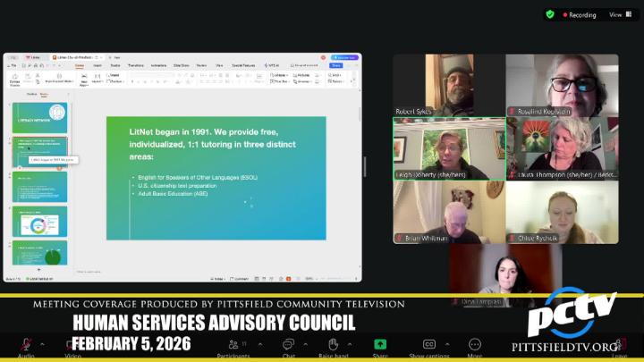 Thumbnail image for Pittsfield Human Services Advisory Council - February 5, 2026