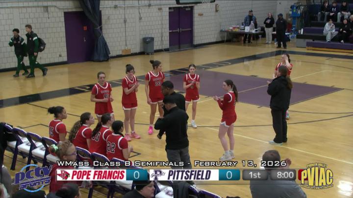 Thumbnail image for High School Girls Basketball WMass Class B Semifinal -  (5) Pope Francis vs. (1) PHS - 2/13/26