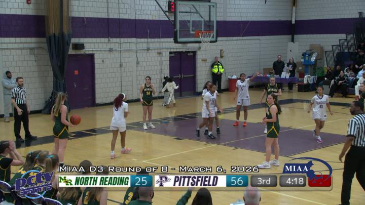 Thumbnail image for High School Girls Basketball MIAA D3 Round of 8 - (7) North Reading vs. (2) PHS - 3/6/26