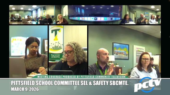 Thumbnail image for Pittsfield School Committee Safety-Emotional Learning & School Safety Subcommittee - March 9, 2026